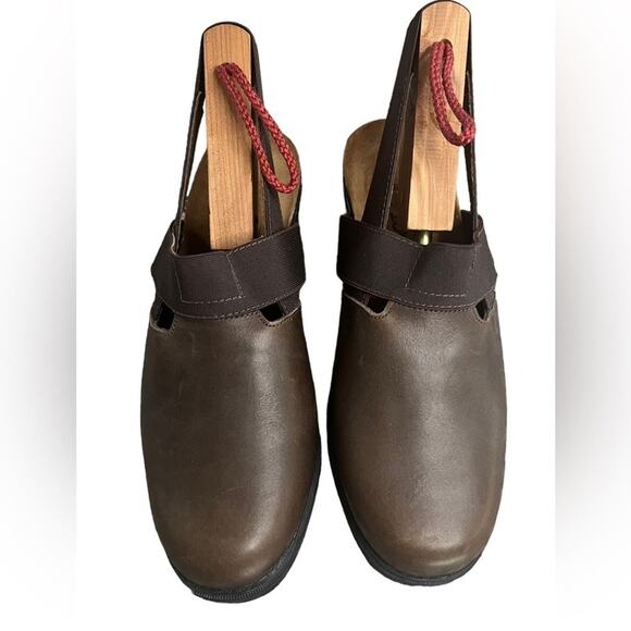 Naot Slingback Shoes Women’s Size 40 L9 Brown Leather Back Strap Sandal - Picture 2 of 8